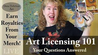 Earn Royalties from Your Artwork LIVE Art Licensing 101 How to License Your Art for Sale Art Income