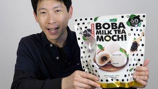 Costco Boba Milk Tea Mochi Taste Test