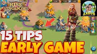15 Tips to Gain Power Fast in Early Game; Rise of Kingdoms Beginners Guide 2022