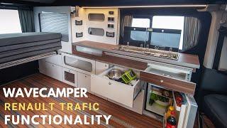 Wavecamper Renault Trafic - FUNCTIONALITY (eng)