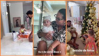 Virgínia Fonseca e Zé Felipe com os filhos Maria Alice a Floflo e o José Sextou na Mansão