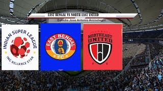 East Bengal vs NorthEast United     | Indian Super league (11/29/2024) | PES 2024