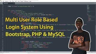 Multi User Role Based Login System Using Bootstrap, PHP & MySQL