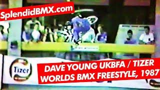 Dave Young, UKBFA/Tizer Worlds BMX Freestyle Competition , Woking, 1987 Old School BMX