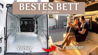Wohnmobil Bett & Sitzecke: DIY Camper Ausbau leicht gemacht! (gemütlich & perfekt zum Arbeiten) #1