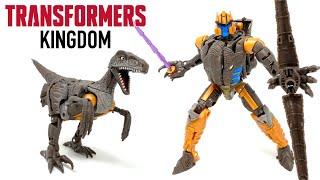 Transformers Kingdom Voyager Class Dinobot Review