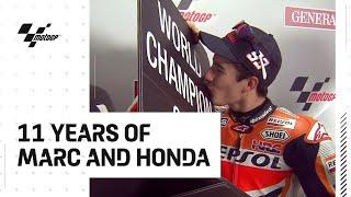 Marc Marquez and Honda over the years 