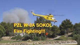 PZL W-3A Sokol Helicopter: Firefighting on Mallorca!!!