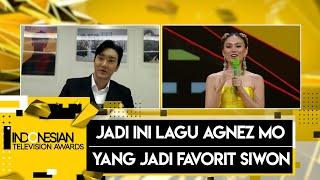 Jadi Ini Lagu Agnez Mo Yang Jadi Favorit Siwon | Indonesian Television Awards 2020