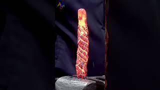 Damascus Knife Making Process by Korean Handmade Knife Master #allprocessofworld