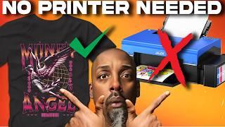 Make DTF T-shirts WITHOUT the EXPENSIVE Printer!