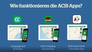 Wie funktionieren die ACSI-Apps?