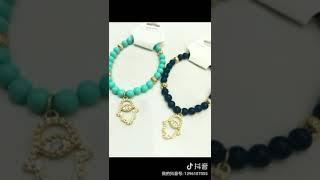 Wearing jewelry is in the mood.