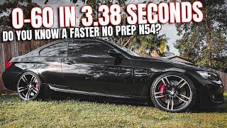 BMW E92 335i N54 0-60 In 3.3 Seconds : THIS IS FAST!