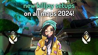 *META* Radiant Killjoy Setups For Every Map 2024! (Valorant Guide)