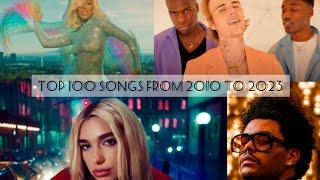 Top 100 Songs From 2010 To 2020 + BONUS   Dua Lipa, Adele, Justin Bieber