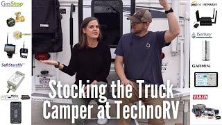 Stocking the New Truck Camper at TechnoRV