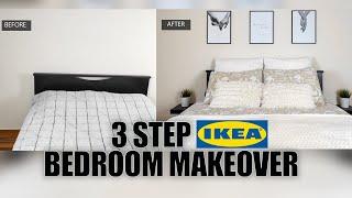 IKEA 3 Step Bedroom Makeover On A Budget | Decoration Ideas