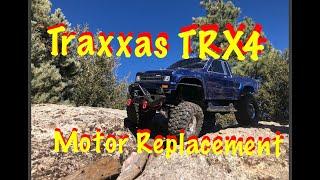 Traxxas TRX4 motor replacement: Holmes Hobbies Trailmaster Sport 21T 550 Brushed motor