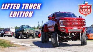 Lifted Trucks at LST Cruise 2024 Lonestar Throwdown