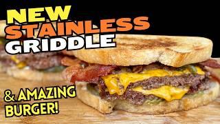 What about a STAINLESS STEEL Griddle?? Le Griddle Stainless Griddle Review (and AWESOME BURGER!)