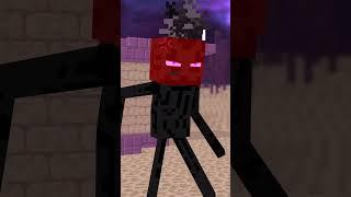 ENDERMAN VS WITHER SKELETON - Minecraft Animation #shorts