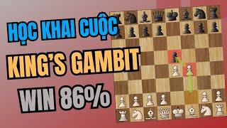 Hủy Diệt Đối Thủ Bằng King's Gambit | Mạnh Tiến Chess