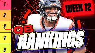  NEW Top 20 QB RANKINGS for Week 12 Fantasy Football  | Fantasy Football Rankings