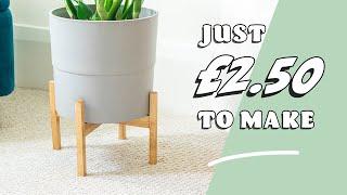 How to Make a Wooden Pot Stand - DIY Projects for your Plants