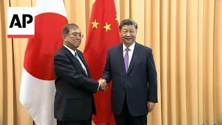 President Xi Jinping and PM Shigeru Ishiba discuss China-Japan relationship