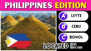 Philippines Edition  l General Knowledge Quiz - 35 Questions l "How well you know this country?"