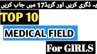 Top Medical fields For Girls|| Medical field other than MBBS|| Medical field after 12th