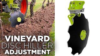 Hilling & Dehilling Adjustment | Vineyard Disc Hiller