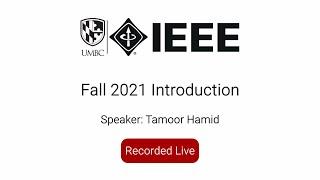 Fall 2021 Introduction