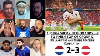 HOLLAND Fans and Others Reactions to NETHERLANDS 2-3 AUSTRIA | EURO 2024 Group D GW 3 | 25-06-2024