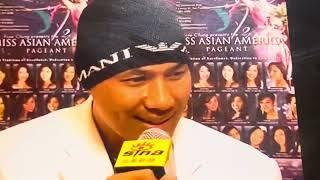 Tri Nguyễn got interviewed from Sina  TV / Miss Asian America Pageants invited him sing the show