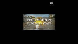 Pubg New State Free Emotes #shorts #pubgnewstate