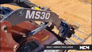 Leveling Out Horse Arena With The MS30 Track Loader