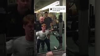 Guy passes out while lifting weights #shorts #funny