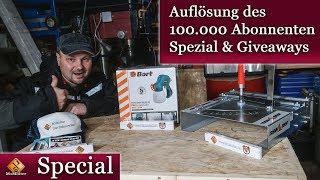 Die Auflösung meines 100.000 Abonnenten Spezial-Giveaway