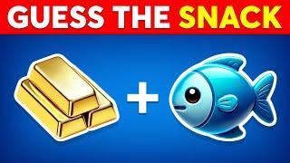 Guess The SNACK and JUNK FOOD By Emoji? Emoji Quiz