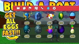 Build a Boat FASTEST WAY TO GET ALL EGGS!