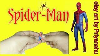 Spider-Man/Air Dry clay art craft/ Clay Art By Priyanshu