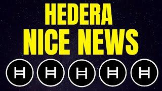 HEDERA: NICE NEWS!? I LIKE THIS! | Hedera HBAR Price Prediction