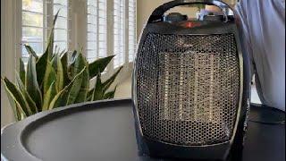 Rintuf Small Space Heater, 1500W Portable Electric Heater, Mini Ceramic Heater Review