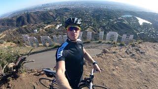 How to get behind the HOLLYWOOD sign! - #cycling Los Angeles