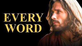 Every Word Said By Jesus  Book Of MATTHEW (KJV) With Text