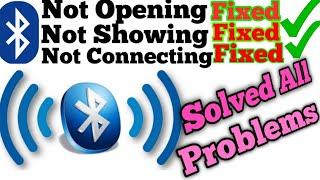 How to fix Bluetooth Not turning on Connectivity pairing problem solved in android