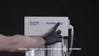 Euronda Aquafilter - Spülen nach Kartuschenwechsel