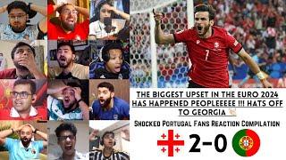 Shocked PORTUGAL Fans and Others React to GEORGIA 2-0 PORTUGAL | EURO 2024 Group F MD 3 | 27-06-2024